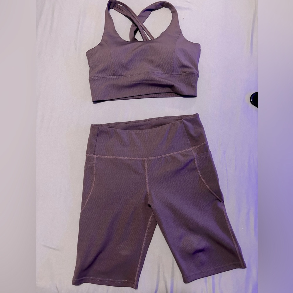 Dark purple, Medium, yoga set